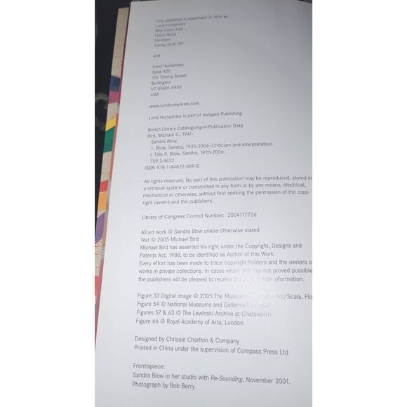 Sandra Blow by Michael Bird (Abstract Vision) paperback - Picture 9 of 16